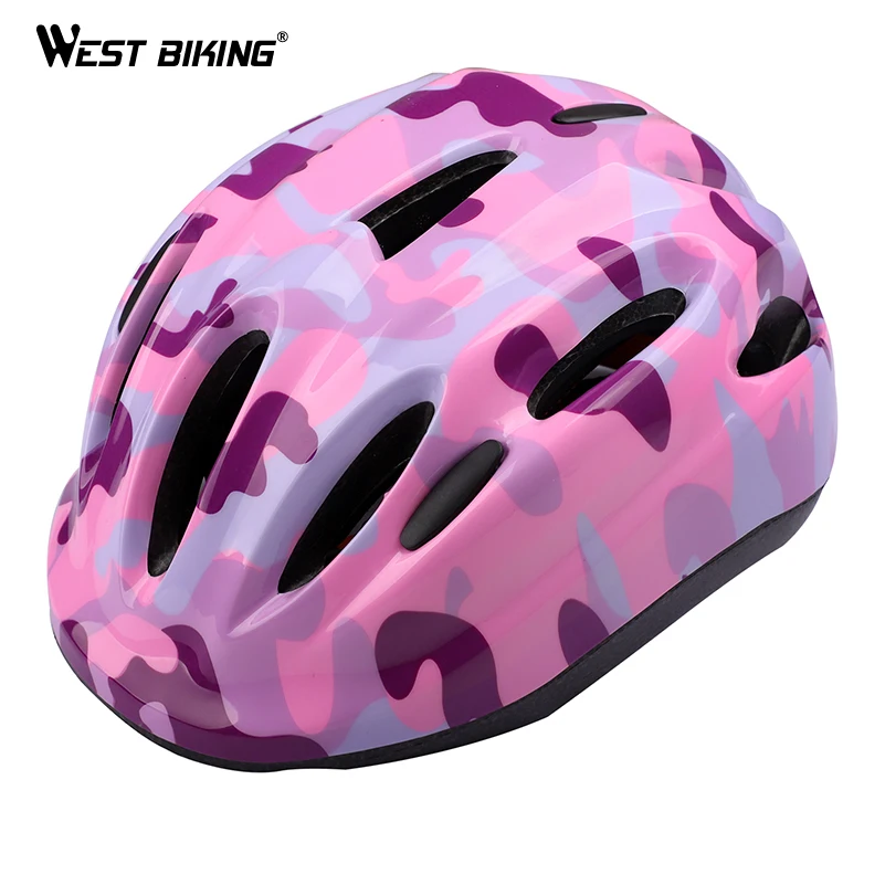 Детские велосипедные шлемы WEST BIKING безопасные дышащие ветростойкие для горных и