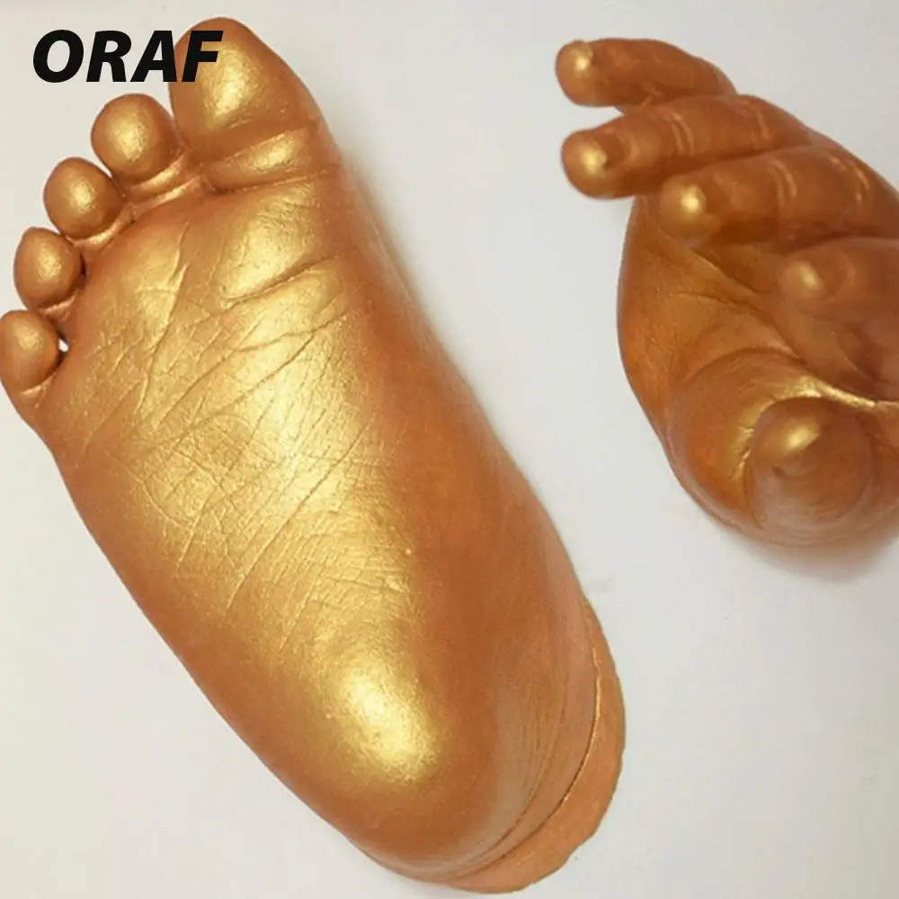Любовь DIY Ручная форма белая пара Красивая клонирование порошок модель руки ноги Мода 3D грязь на руках гипсовый порошок