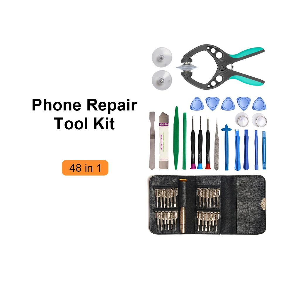 Phone Repair Tool JelBo мобильного телефона инструменты для ремонта; отвертка ЖК-дисплей Экран клещи-открывалка присоска DIY ремонт электроники ручной инструмент для демонтажа - Цвет: Phone Repair Tool