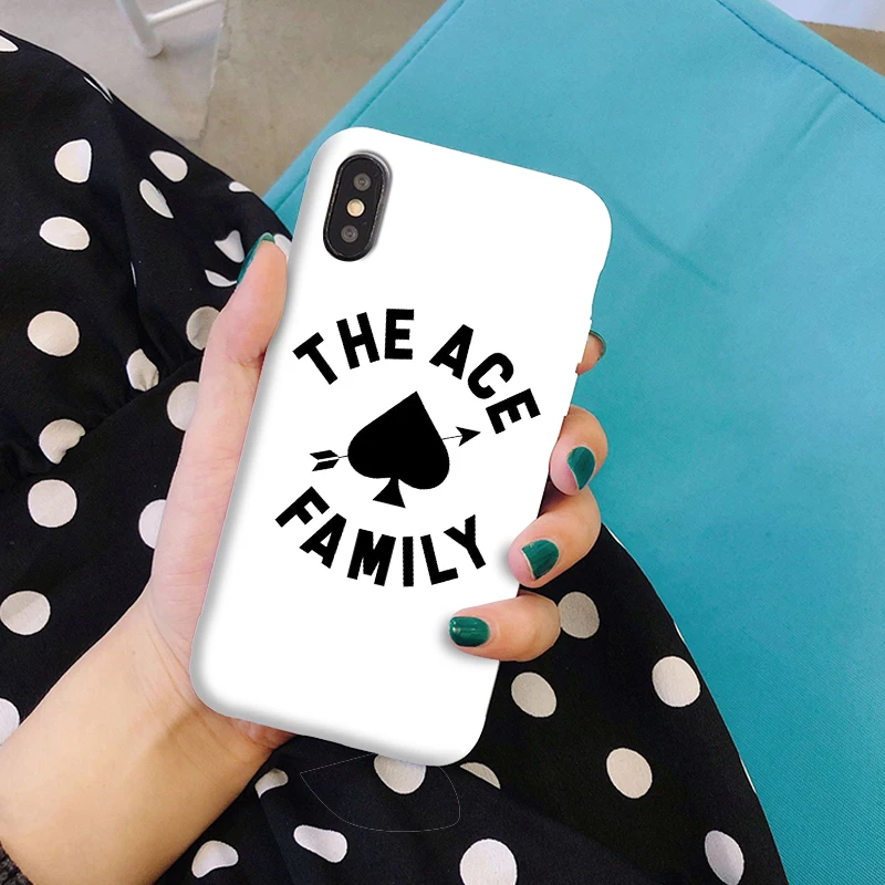 Ace family Мягкий силиконовый чехол ярких цветов для iPhone11 X XS XR Max 8 8plus 7 7plus 6s Plus Лучший