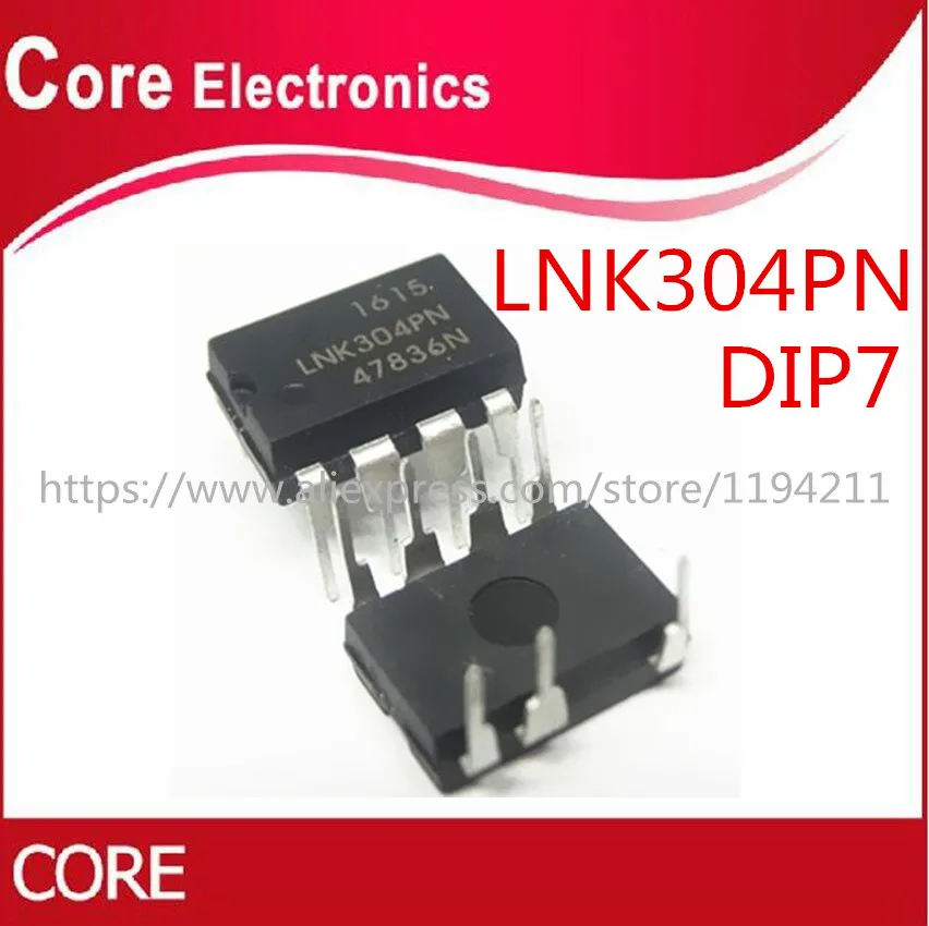 100 шт. LNK304PN DIP8 LNK304P DIP LNK304 новинка|Интегральные схемы| |