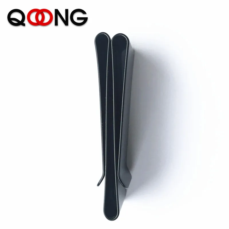 QOONG металлический зажим для денег из нержавеющей стали высокого качества модный