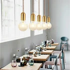 SANBUGM современные скандинавские стеклянные подвесные светильники прикроватные подвесные светильники для гостиной прикроватные коридоры ресторан бар кофейня магазин