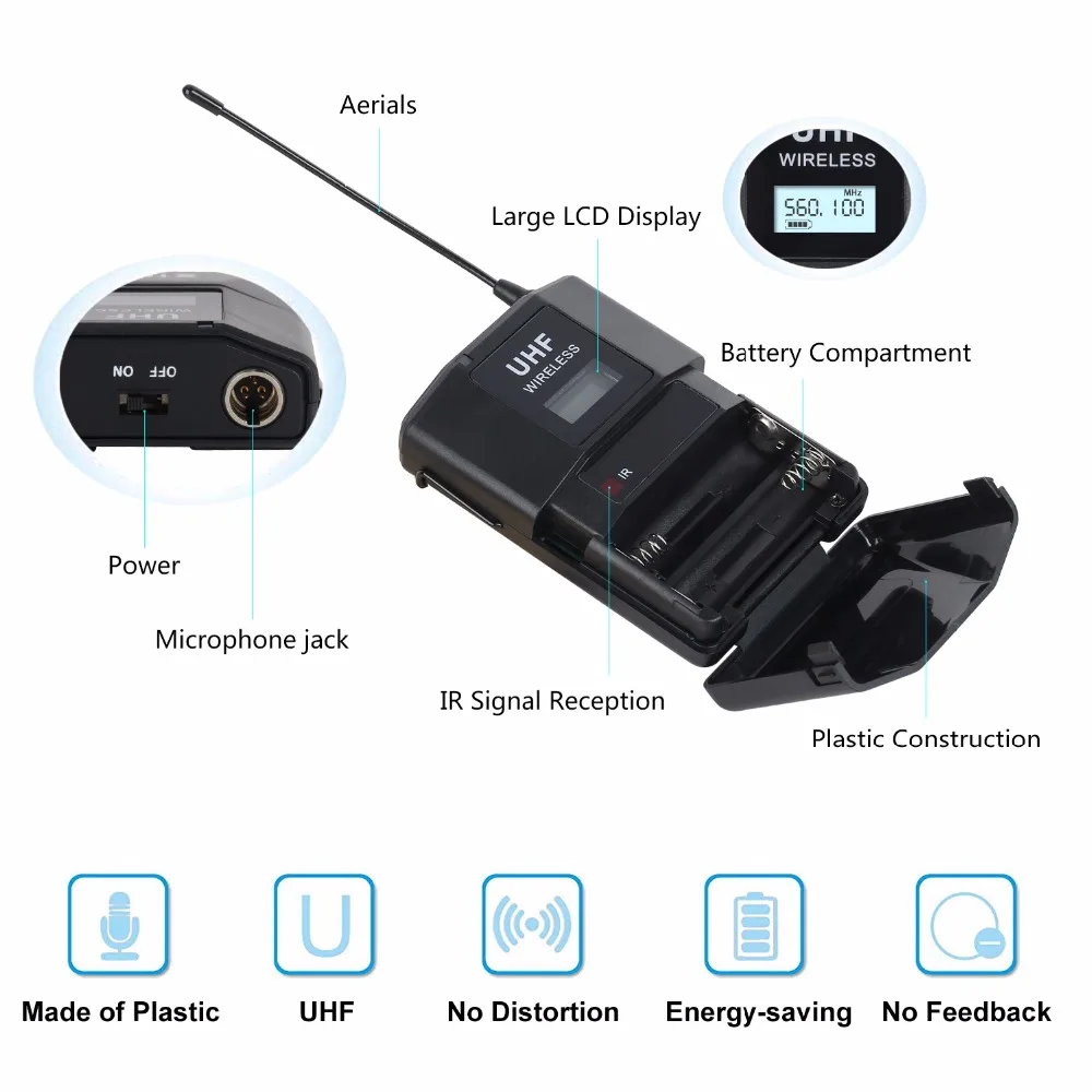 XTUGA SKM4000PLUS профессиональная 4*100 каналов UHF Беспроводная микрофонная система выбор