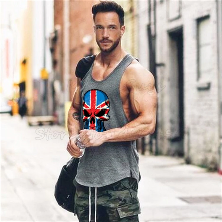Muscleguys фитнес для мужчин Стрингер майка тренажерных залов бодибилдинг одежда