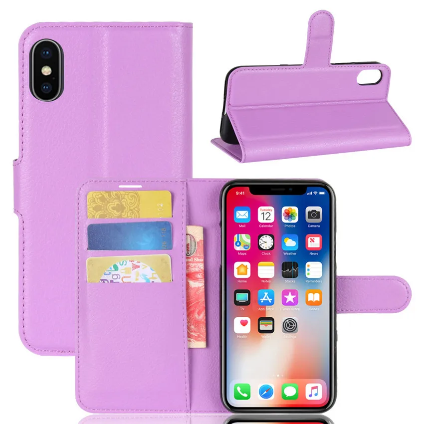 Purple Кожаный чехол для huawei P Smart Z, чехол на заднюю панель, флип-чехол для huawei nova 5i PSmart PSmartZ SmartZ Fundas - Цвет: Purple