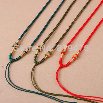 10 шт./лот Китайский традиционный нейлоновый шнур с подвеской для ожерелья