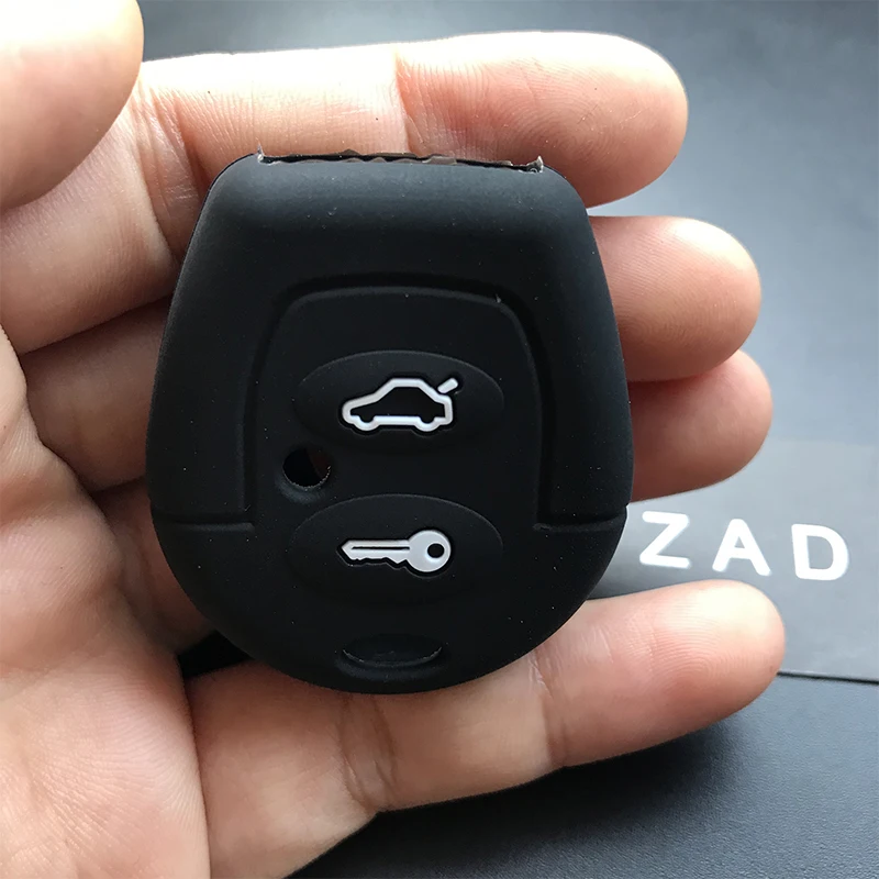 ZAD 2 кнопки силиконовый чехол для ключей от машины чехол для VW Sharan для сиденья Ibiza Leon TOLEDO Mii Altea Cordoba Arosa Alhambra EXEO FR shell
