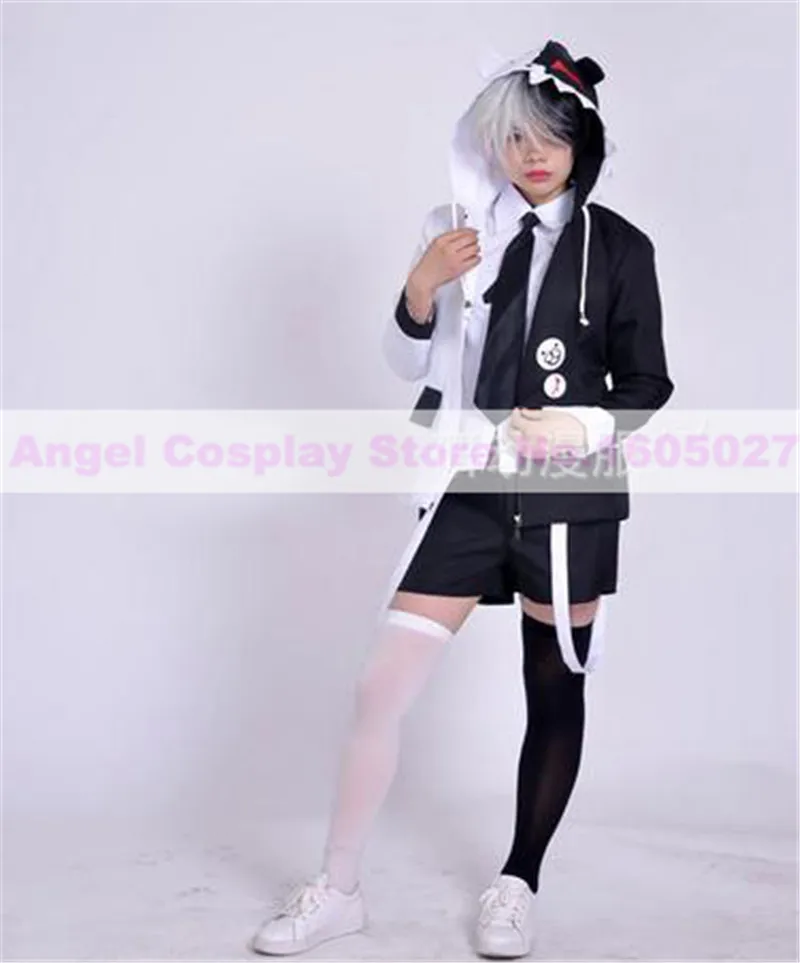 Костюм для мужчин и женщин из аниме Супер данганронпа 2|monokuma cosplay costume|cosplay costumemonokuma