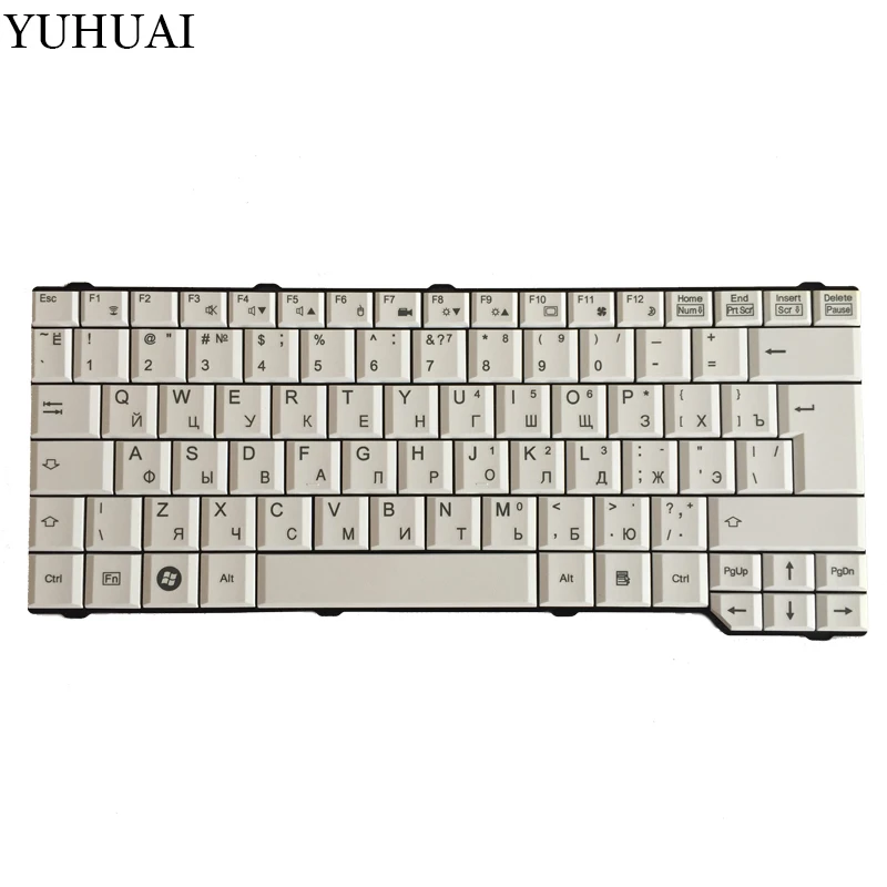 Русская клавиатура для FUJITSU pa 3515 3553 PA3515 Pa3553 Sa3650 amilo Pi3540 Esprimo Mobile V6505 V6545 6555 RU белая