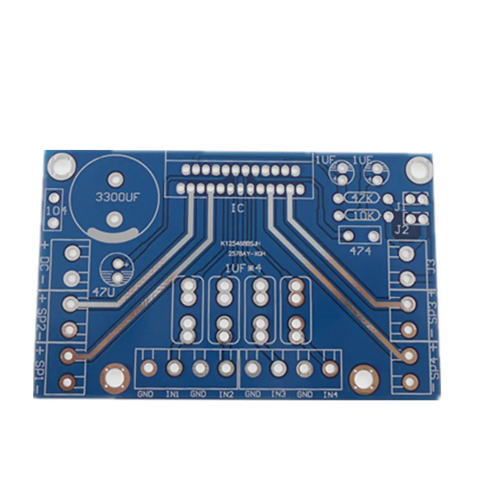 TDA7388 четырехканальная плата 4x41 Вт PCB усилители мощности четырехканальные аудио DC