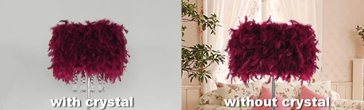 Домашний декор для семейного отеля напольная лампа с абажуром из перьев