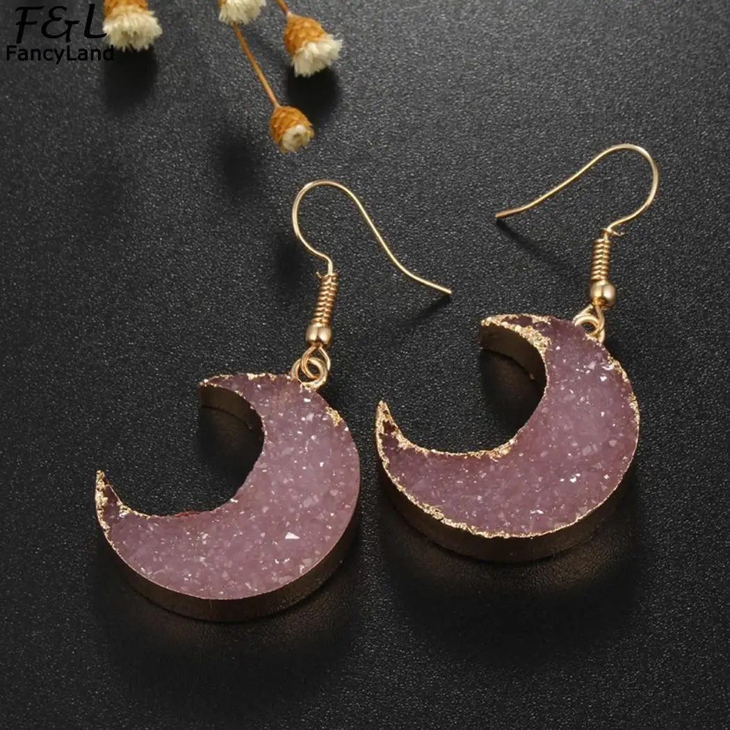 Женские серьги подвески Moon Jewelry|Серьги-подвески| |