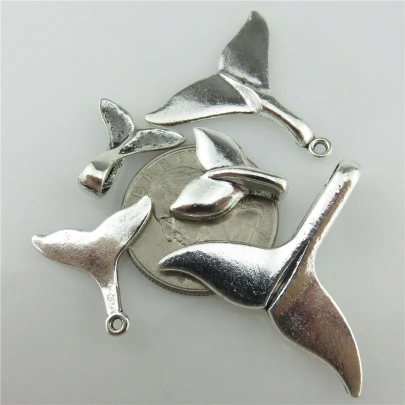 5 вещей в комплекте смешанный винтажный из серебряного сплава для пляжа моря