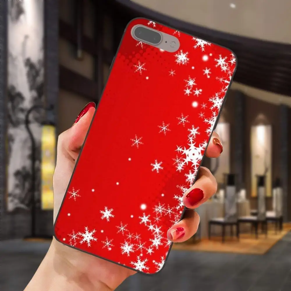 as picture Рождественская Снежинка Олень год для Xiaomi Redmi Note 2 3 4 4A 4X5 5A 6 6A 7 Go Plus Pro S2 Y2 мягкий, симпатичный, из ТПУ чехол - Цвет: as picture