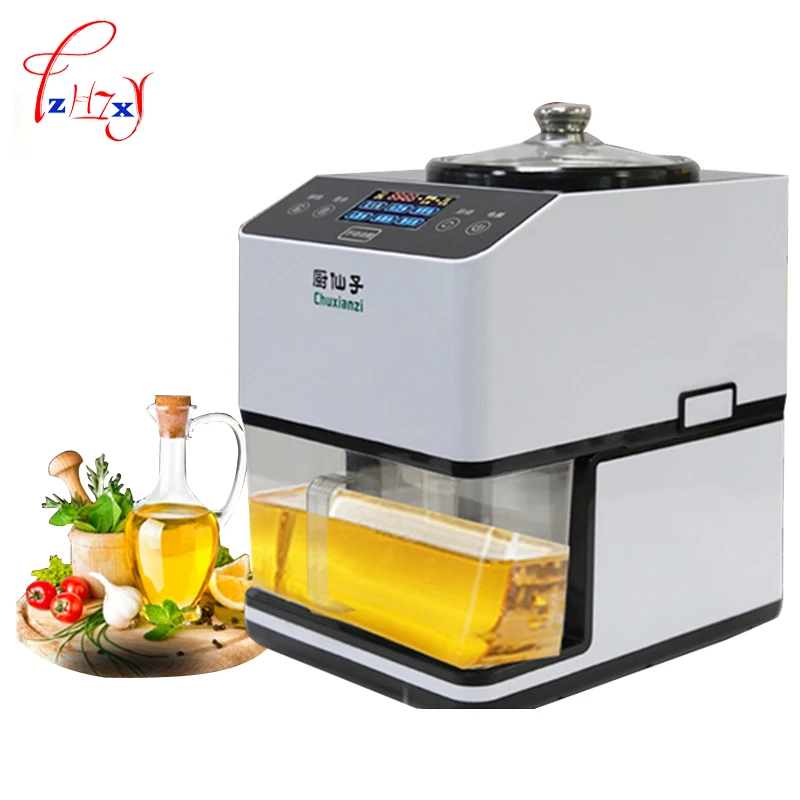 

stainless steel DIY oil press machine Hot cold Oil Pressers 12000r/min sesame/peanut/ sunflower seeds oil extractor JNZ-A-01