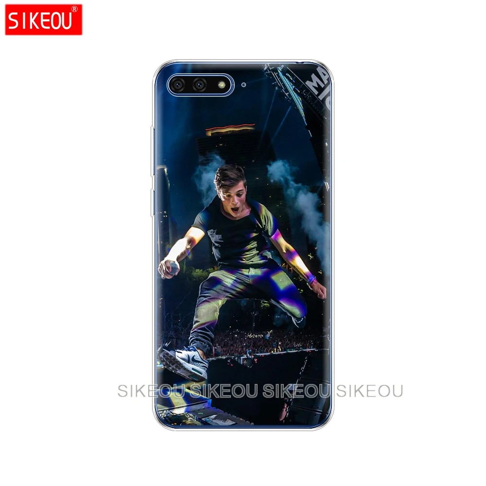 Силиконовый чехол для телефона Huawei Honor 7A PRO 7C Y5 Y6 Y7 Y9 2017 2018 Prime DJ Martin Garrix Music note |