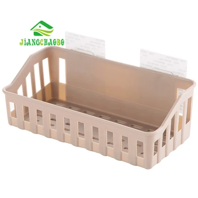 Coffee JiangChaoBo крепкие вискозные полки для ванной комнаты, принадлежности для ванной комнаты, Туалетная пластиковая настенная полка для хранения, стойка для мытья - Цвет: Coffee