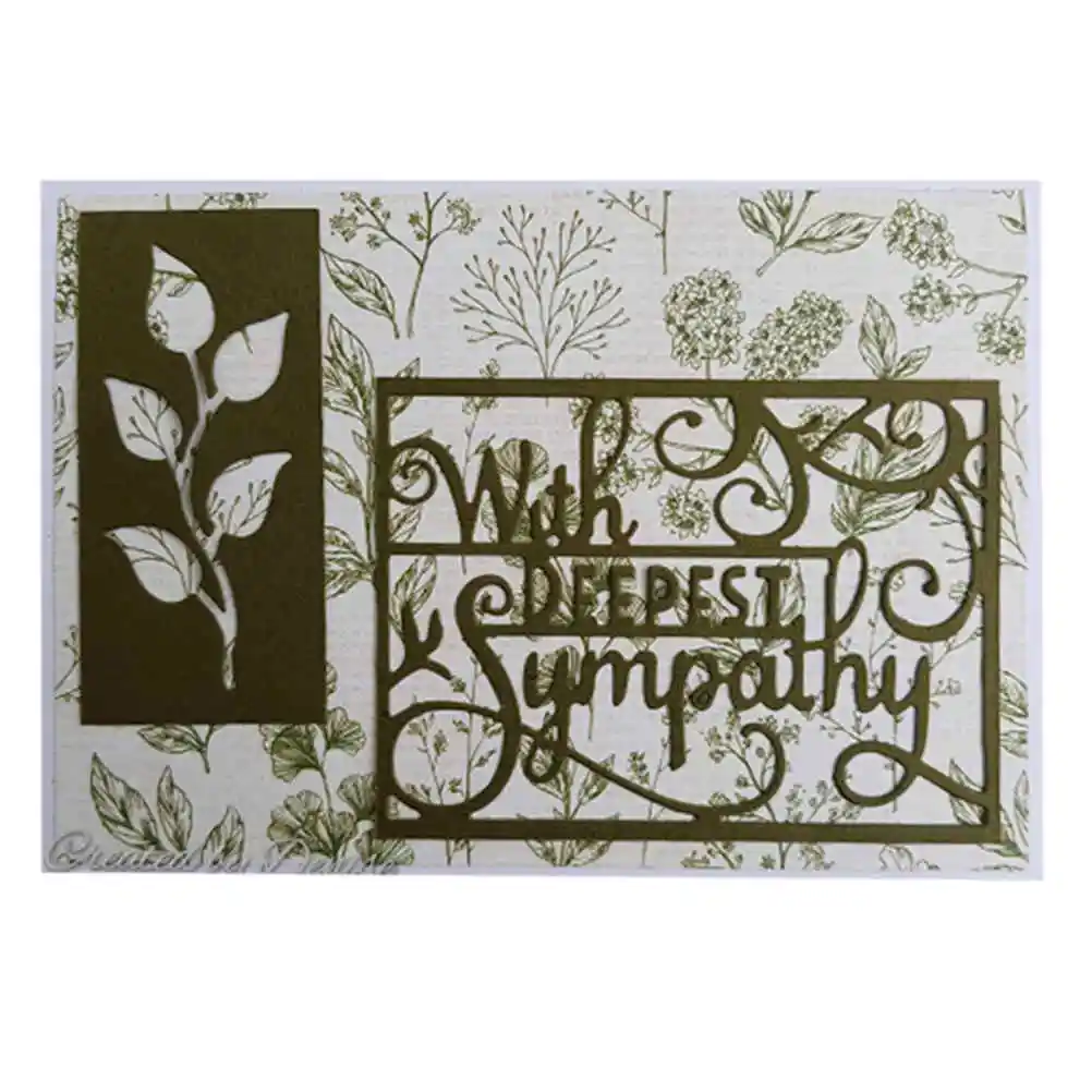 1 шт. металлический трафарет с глубокими сочувствительностями 9 5x7 см | Дом и сад