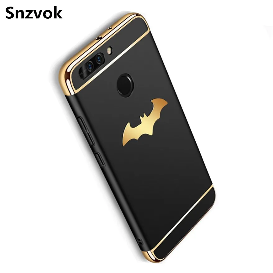 Snzvok 2018 New Luxury 3D Batman Wing 3 in 1 Thin PC Case for Huawei Honor 5X 6X 8 9 10 lite V8 V9 Nova 2 2S plus Phone |