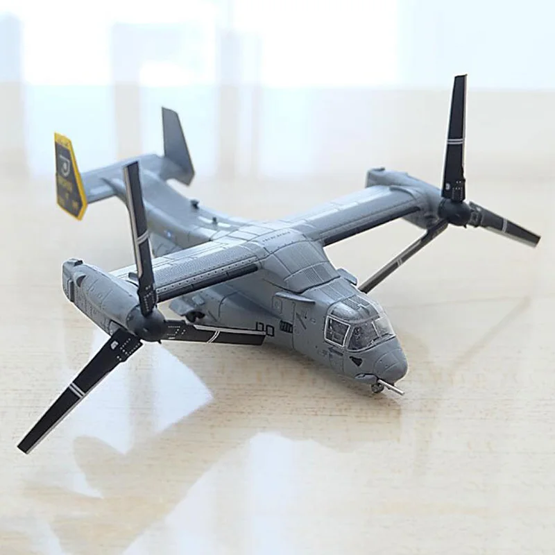 1/144 масштаб Boeing Bell Osprey V22 вертолет самолет модели для мужчин детские игрушки подарки для демонстрации коллекции