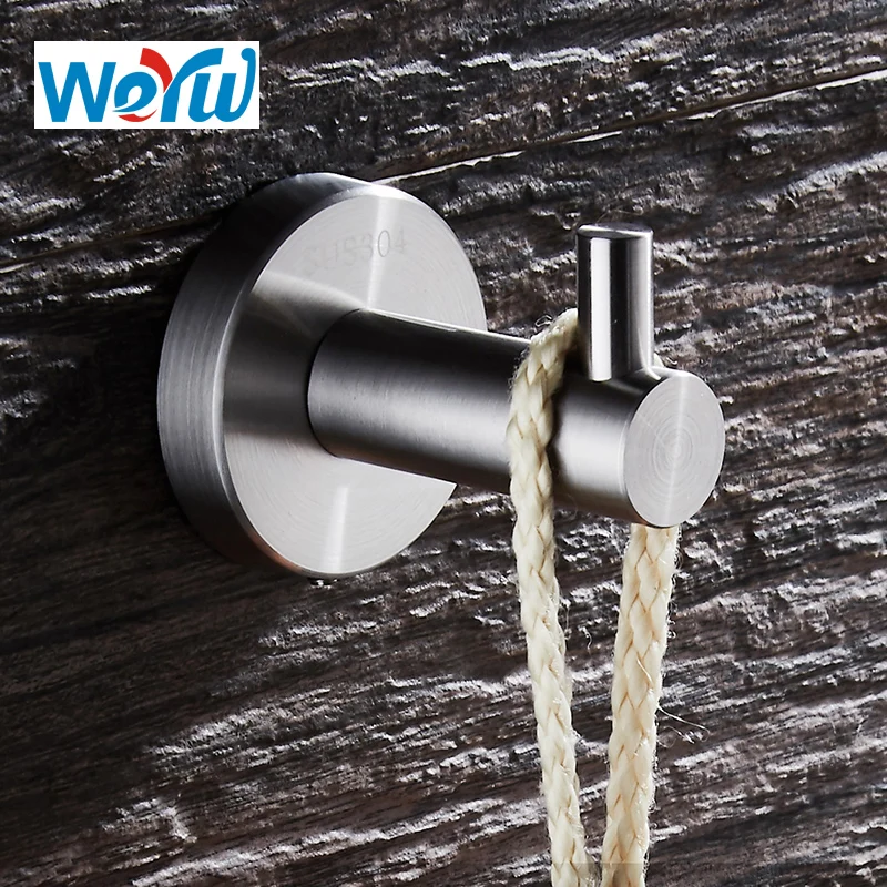 WEYUU 304 крючки для халатов из нержавеющей стали полотенец проволочная вешалка