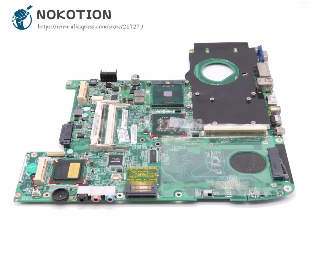 Материнская плата NOKOTION для ноутбука Acer aspire 5920G MBAGW06002 DA0ZD1MB6F0 MBAGW06001 PM965 DDR2 с