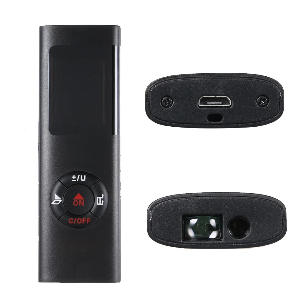 Ручной лазерный дальномер с USB зарядкой Мини цифровой строительное поле|Лазерные