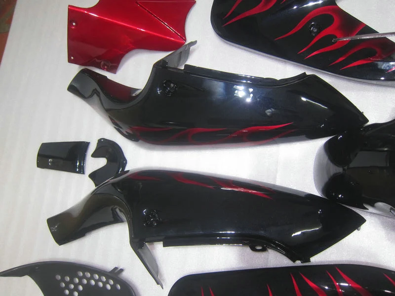 Бесплатная 7 подарков обтекатель комплект для SUZUKI SRAD GSXR600 750 1996-2000 96 97 98 99 00 Красный