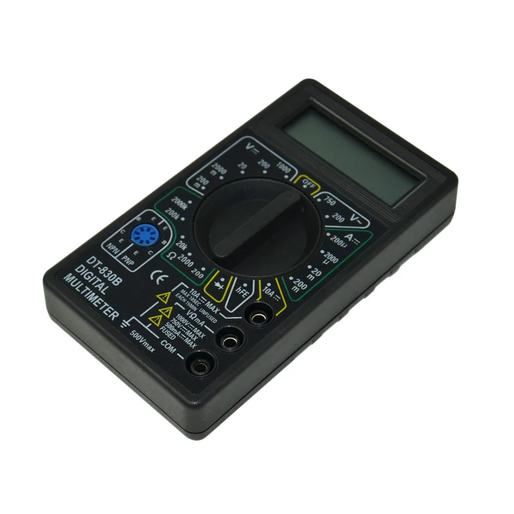 DT830B ЖК дисплей Цифровой Вольтметр Омметр Амперметр мультиметр Ручной тестер AC DC