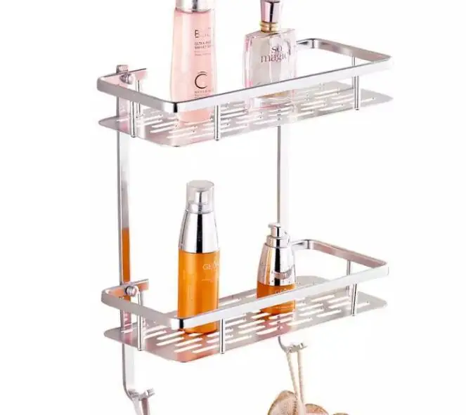 1 шт Ванная комната полки пространство Alumimum дома Кухня ванная душевая кабина