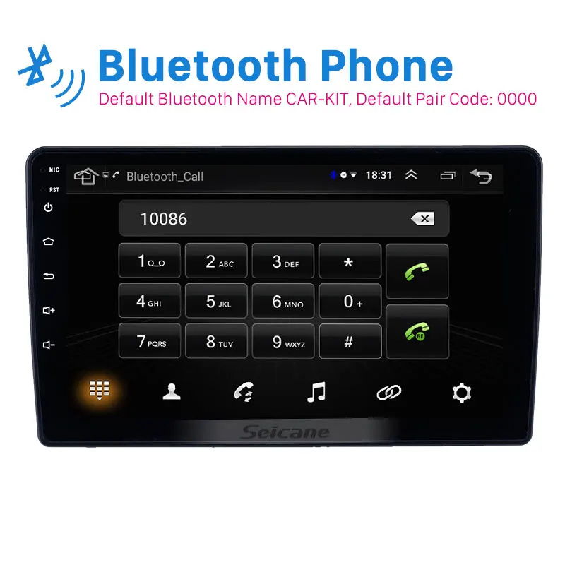 Seicane 9 &quot2DIN Android 8 1 Автомобильный плеер для Toyota Vios 2012 авто стерео радио GPS навигация
