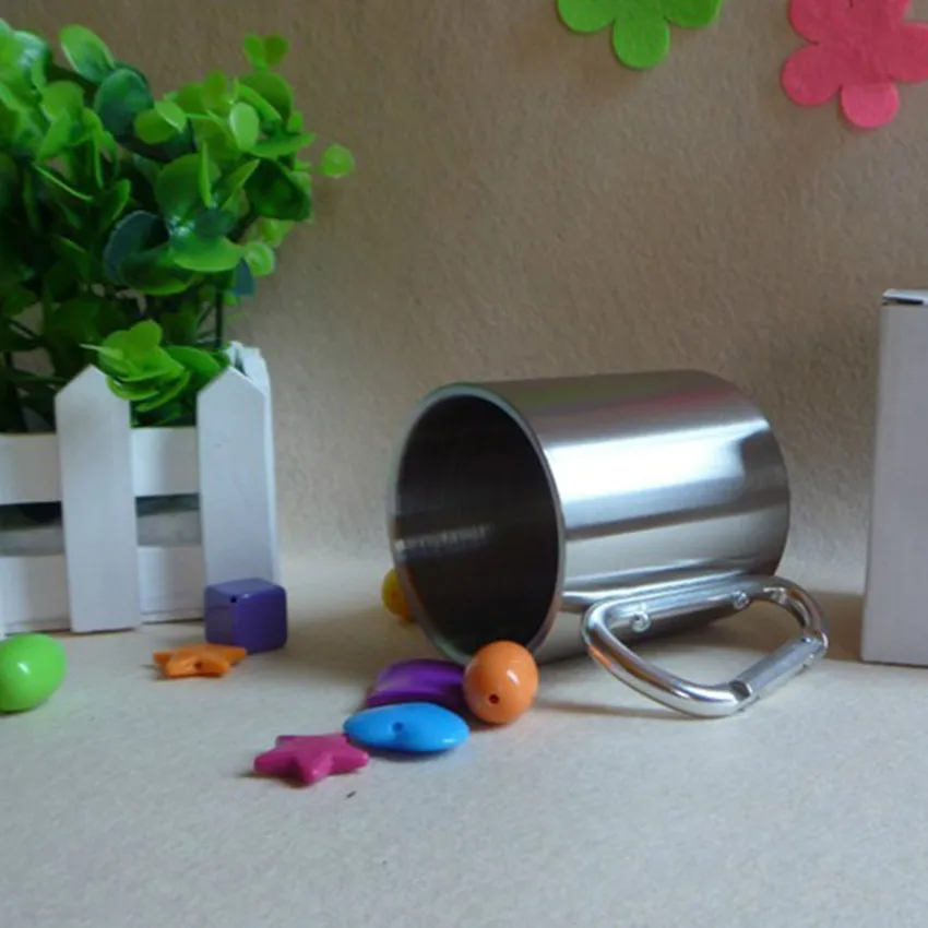 1 шт. портативная прочная компактная кружка из нержавеющей стали Складная