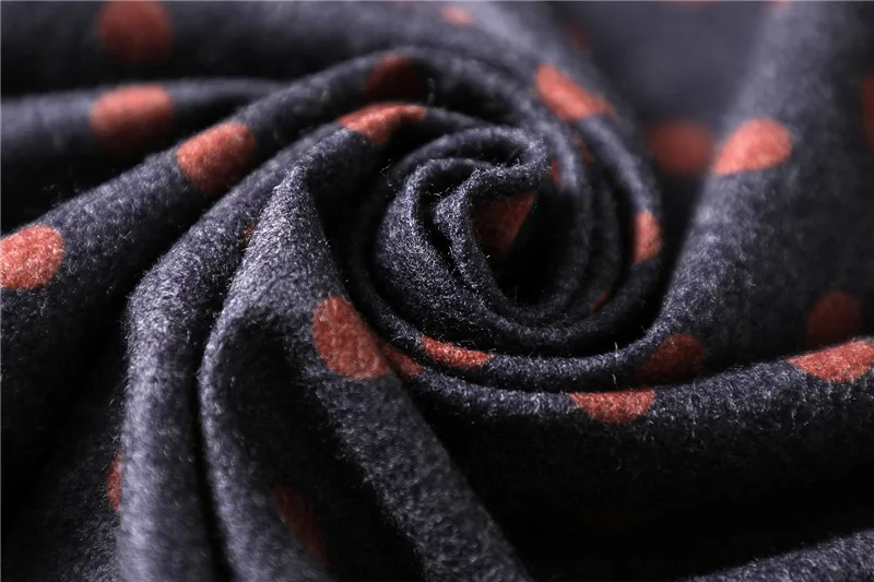 Dot Print Cashmere Scarf Women Thick Warm Shawls and Wraps Winter Scarves Long Pashmina Fashion Tassels Neck Scarfs Hijab Femme
