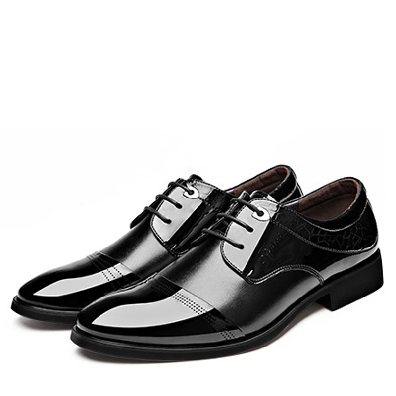 Мужская деловая обувь Роскошные Формальные Мужские модельные туфли на весну и осень Классические свадебные