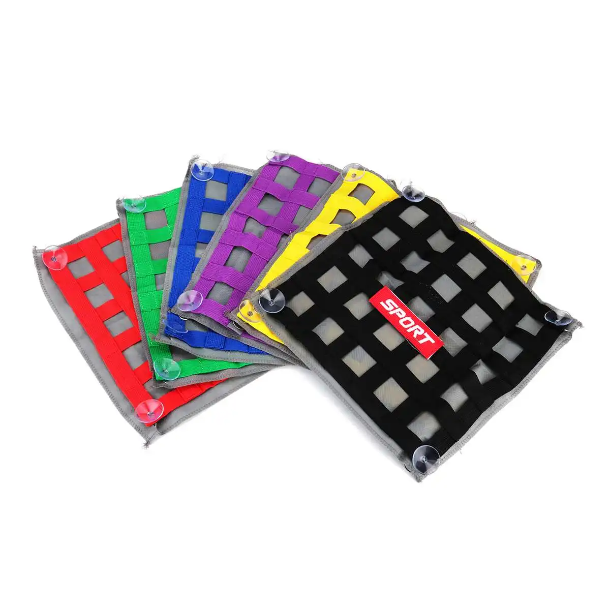 6 цветов нейлон Универсальная автомобильная гоночная сетка на окно гоночный гонки автомобильное защитное стекло защитная сетка натяжные ремни защитное стекло сетка