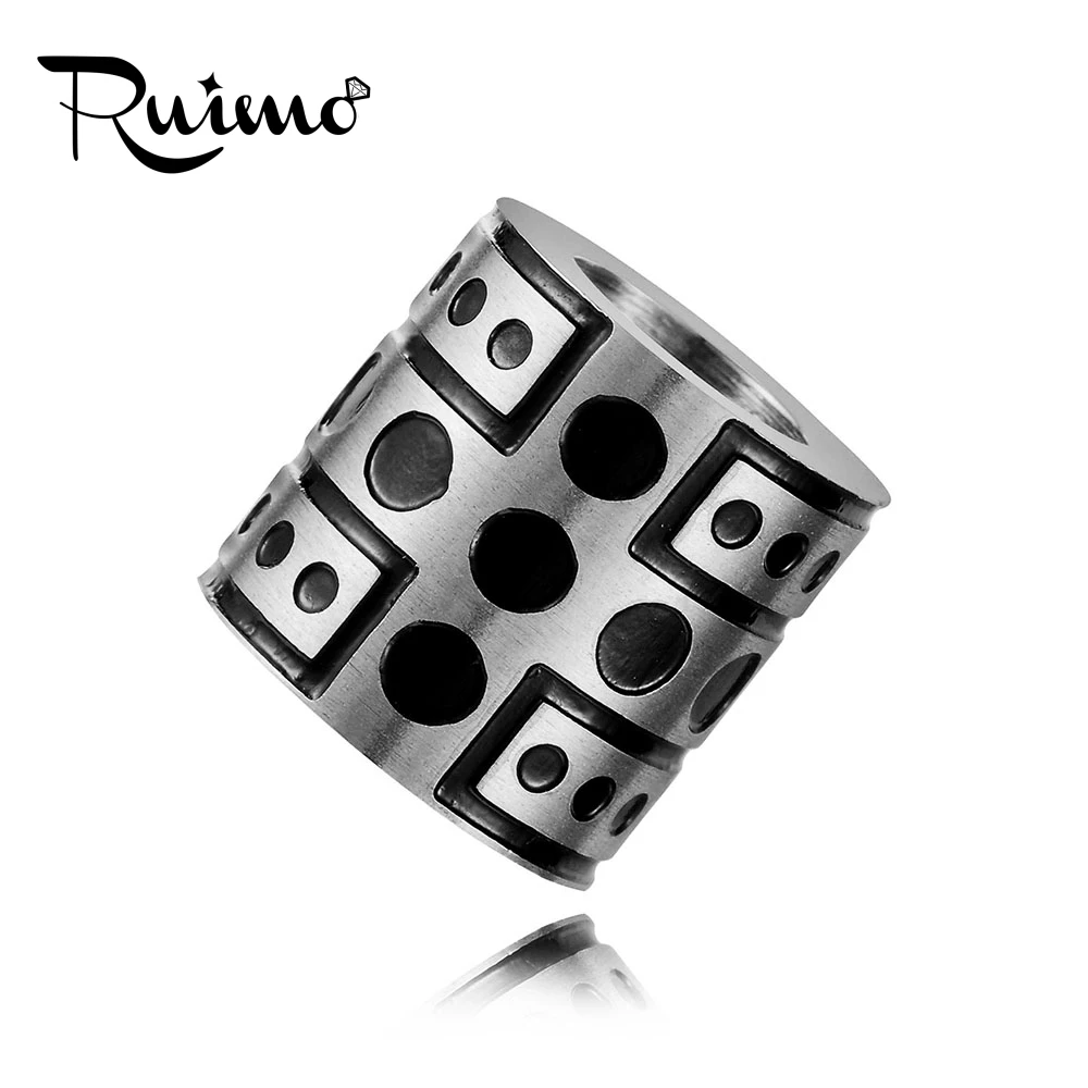 Бусины RUIMO из нержавеющей стали 316L для изготовления ювелирных изделий своими