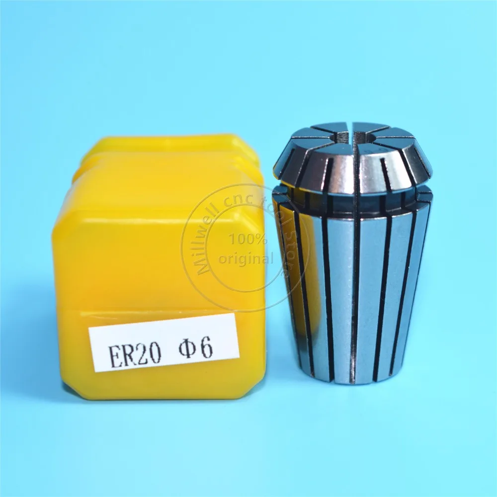 ER20 Collet 1PCS ЧПУ гравировальный деревообрабатывающий фрезерный станок аксессуары