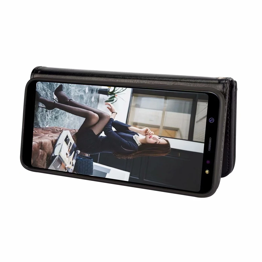 CBL для Samsung J7 J3 A5 2017 A6 2018 Многофункциональный Флип Бумажник кожаный чехол