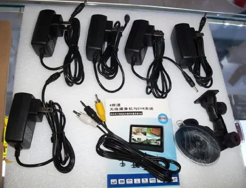 HBUDS цифровой Беспроводной DVR безопасности Системы SD карты Запись с 7 дюймов ЖК