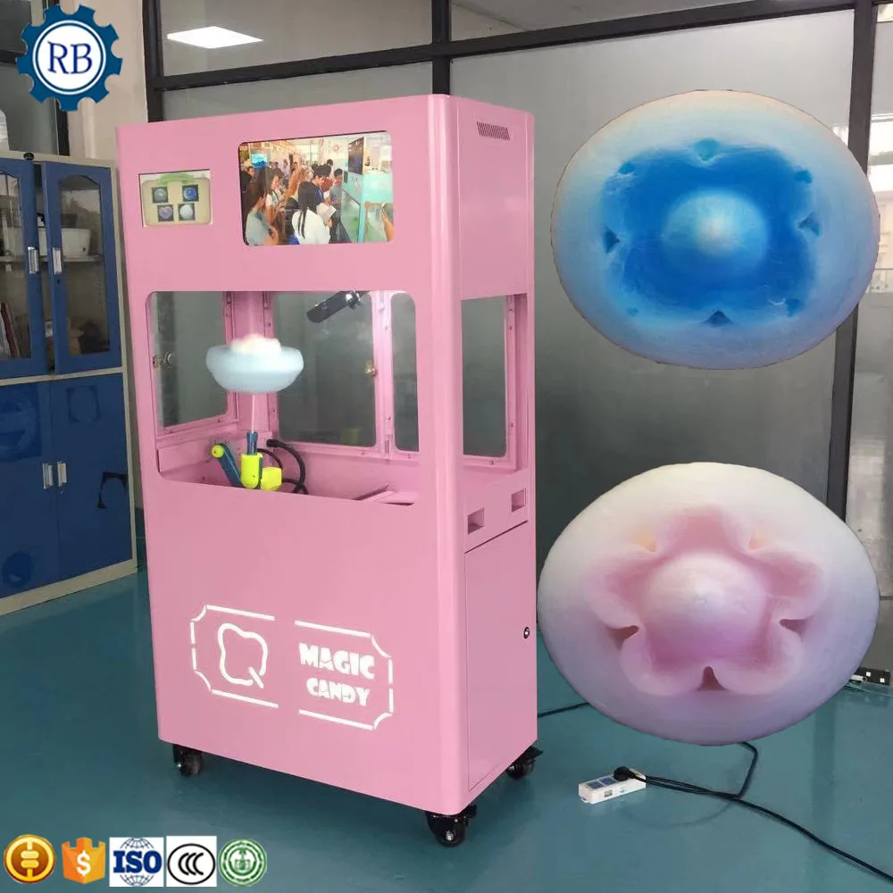 Новый тип китайский профессиональный автоматический Зефир машина cotton candy с