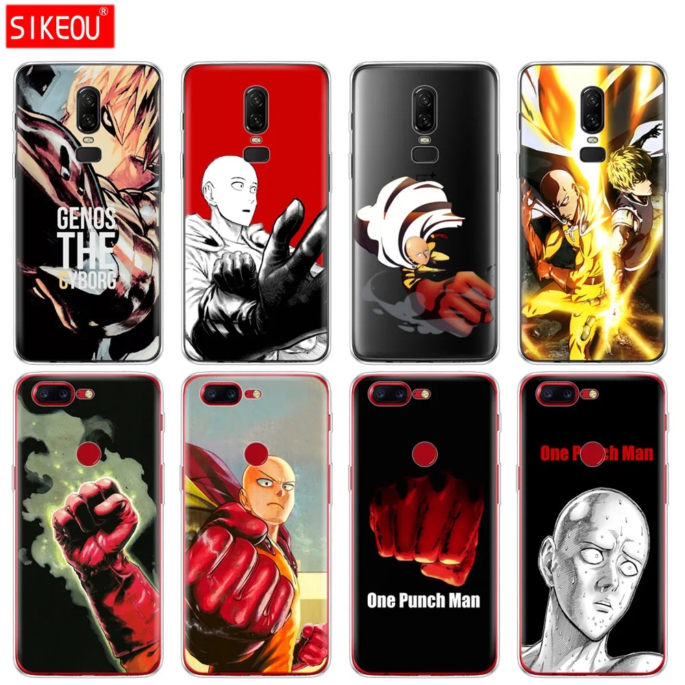 Силиконовый чехол для телефона Oneplus one plus 6 5T 5 3 A3000 A5000 Аниме One Punch Man|Бамперы| |