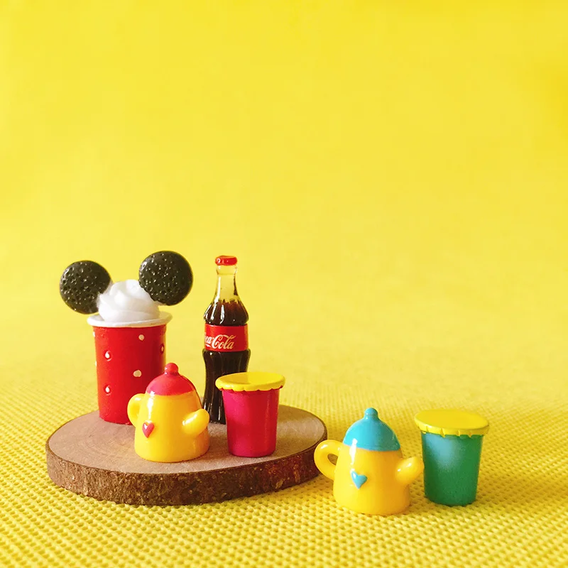 Бутылки колы/чашка для мороженого/Искусственные фигурки/Сказочный Садовый