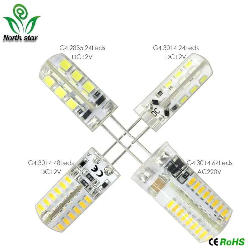 Светодиодный светильник G4 G9 SMD2835 3014 12 в пост. Тока 220 В 3/6/9/12 Вт|g4 lamp|led g4 lampled |