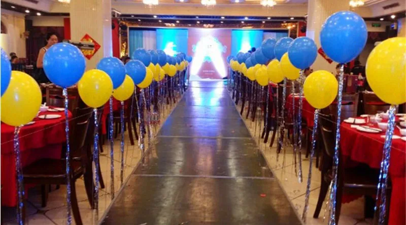 100 шт. клеевую шары для свадьбы и дня рождения украшения крепления клея Фольга