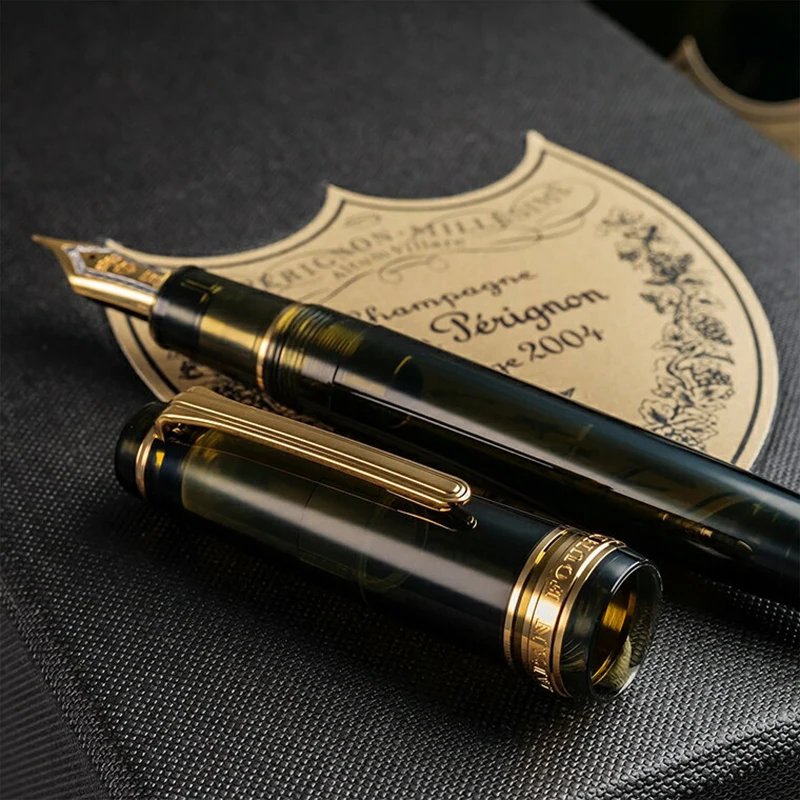 Матросская перьевая ручка цвета шампанского зеленый 21K nib 11 8234 Япония|Перьевые