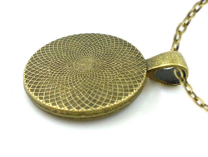 Newest 2017 Flower of Life pendant necklace glass cabochon black chock women jewelry fashion | Украшения и аксессуары