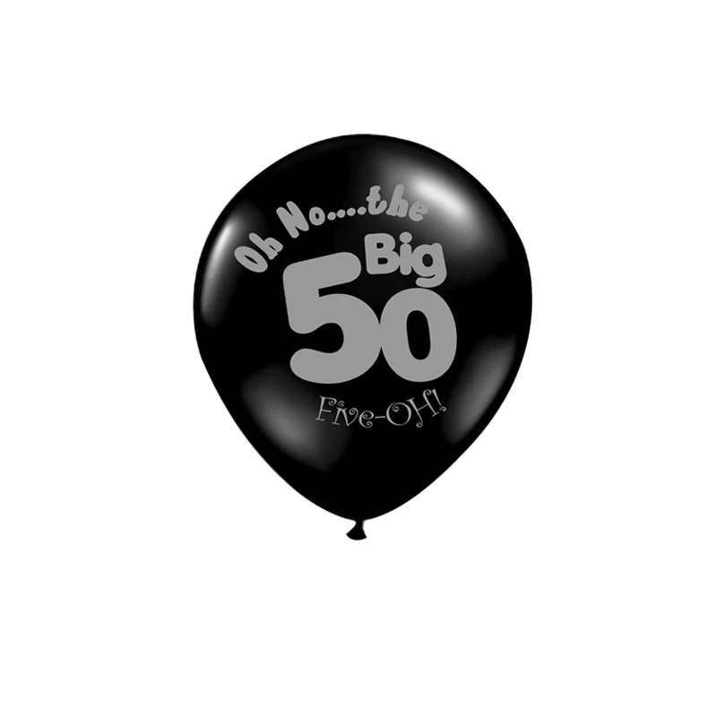 Chicinlife Happy 30/35/40/50th бумажный фото стенд реквизит фоторамка юбилей 30 лет украшения для вечеринки в честь Дня рождения Подарочные принадлежности - Цвет: 10Pcs black 50