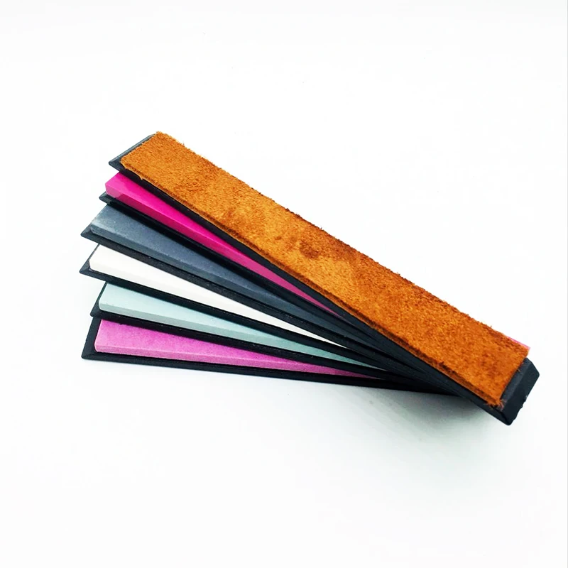 Точилка для кухонных ножей точильный камень полирующая кожа (точилка