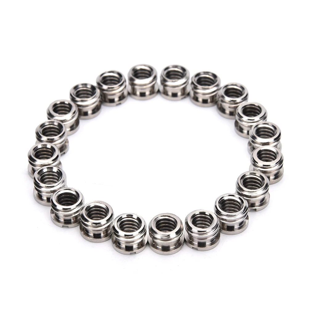1 упаковка (10 шт.) SR10 3/8 &quot 16 до 1/4&quot 20 втулка редуктора конвертировать Винт
